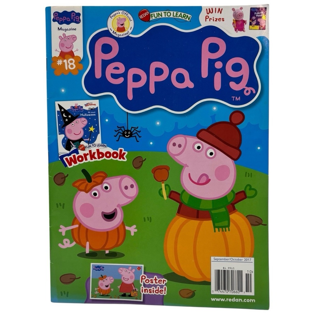 Redan Peppa Pig Magazine #18 September October 2017 Fun to Learn Halloween